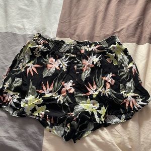 H&M Floral Beach Shorts
